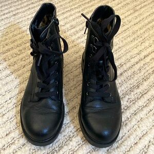 Lace Up Combat Booties